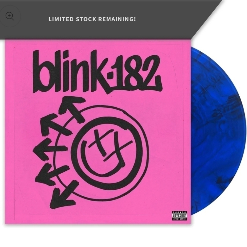 Blink 182-One More Time-Exclusive Vinyl LP Translucent Blue/Black Swirl- NEW!!